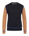 Bob Man Sweater Navy Size L Wool, Acrylic In Navy Blue