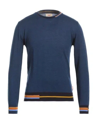 Bob Man Sweater Navy Size S Wool, Acrylic