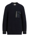 Bob Man Sweater Navy Size Xl Wool, Acrylic In Blue