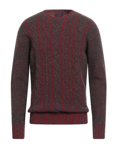Bob Man Sweater Red Size Xl Wool