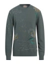 Bob Man Sweater Sage Green Size Xxl Wool, Viscose, Polyamide, Cashmere