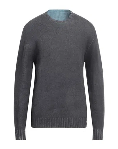 Bob Man Sweater Slate Blue Size Xxl Wool
