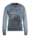 Bob Man Sweatshirt Slate Blue Size L Cotton