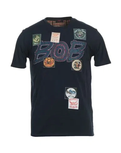 Bob Man T-shirt Midnight Blue Size Xs Cotton