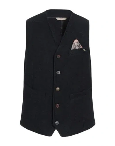 Bob Man Tailored Vest Midnight Blue Size 46 Acrylic, Polychloride, Virgin Wool