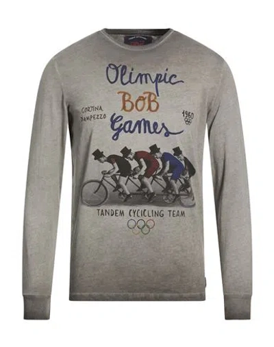 Bob Man T-shirt Grey Size S Cotton In Gray