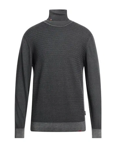 Bob Man Turtleneck Grey Size S Virgin Wool In Gray