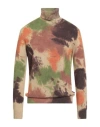 Bob Man Turtleneck Orange Size Xxl Wool