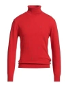 Bob Man Turtleneck Red Size M Wool