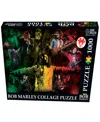 Bob Marley 1000 Piece Collage Jigsaw Puzzle, 19" X 26" In Multi