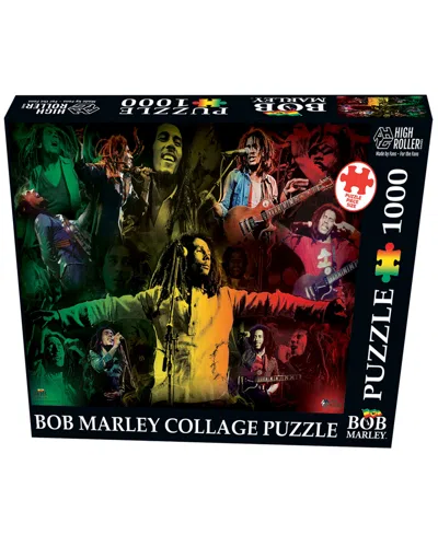 Bob Marley 1000 Piece Collage Jigsaw Puzzle, 19" X 26" In Multi
