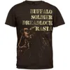 Bob Marley Men's Buffalo Soldier Soft T-shirt In Brown In Brown