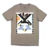 Bob Marley Men's Geo Palm Photo Short Sleeve T-shirt In Grey In Gray