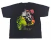 Bob Marley Men's Guitar Smoke Short Sleeve T-shirt In Black In Black