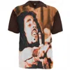 Bob Marley Men's Jah Club Shirt In Brown In Brown