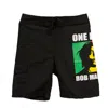 Bob Marley Men's One Love Board Shorts In Black In Multi