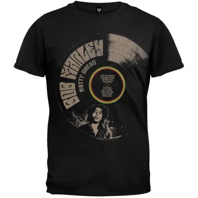 Bob Marley Men's Record Soft T-shirt In Black