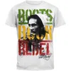 Bob Marley Men's Roots Rock Rebel Jumbo Print T-shirt In White In White