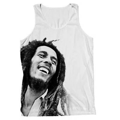 Bob Marley Men's Smile Dread Tank Top In White
