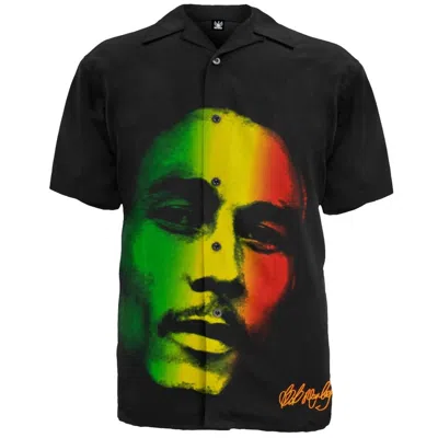Bob Marley Men's Tri-color Club Shirt In Black In Multi