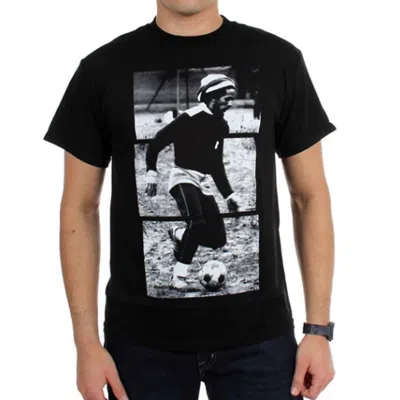 Bob Marley Soccer 77 T-shirt In Black