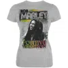 Bob Marley Teen's Positive Vibrations T-shirt In Grey In White