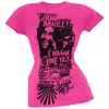 Bob Marley Women's Wanna Love Ya T-shirt In Pink In Pink