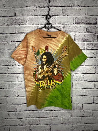 Pre-owned Bob Marley X Vintage 90's Vintage Bob Marley Shirt Vintage Rap Tees In Pink