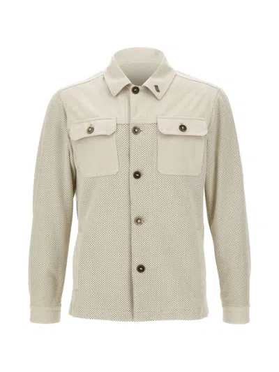 Bob Morgan Overshirt In Neutral
