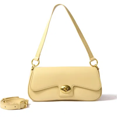 Bob Oré Blue Collection Jacqueline Shoulder Bag In Yellow