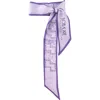 Bob Oré Blue Collection Twilly Silk Scarf In Purple