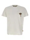 Bob Palm-tree Embroidered Pocket T-shirt In White