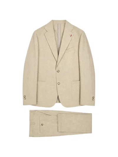 Bob Single-breasted Notched-lapel Suit In Neutral