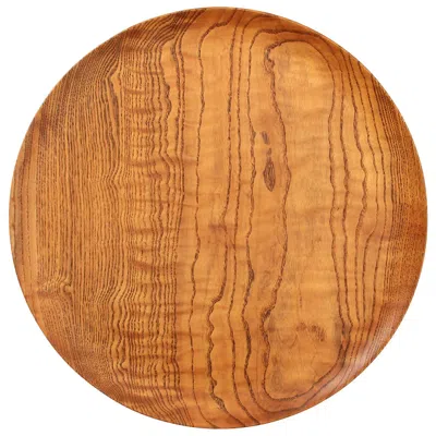 Pre-owned Bob Stocksdale Turned Ash Platter By  In Brown