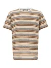 Bob Striped-pattern T-shirt In Brown