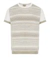Bob Tex White Knitted T-shirt In White