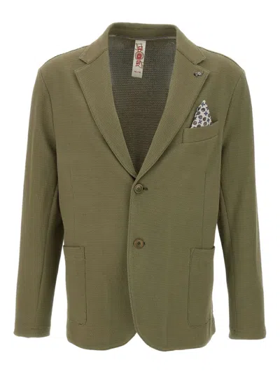 Bob Textured Blazer In Green