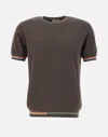 Bob Willis Striped-trim T-shirt