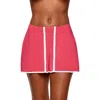 Bobbe Active Box-pleated Tennis Skirt In Pink