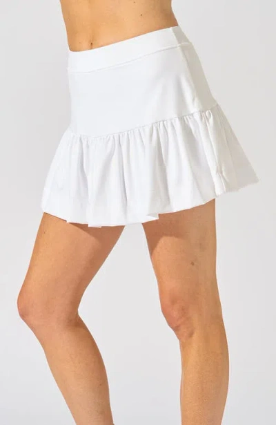 Bobbe Active Challenger Bubble Skirt In White