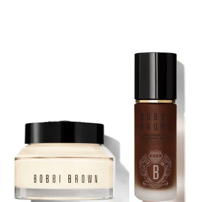Bobbi Brown 24-hour Hydration Duo - Vitamin Enriched Face Base & Foundation Bundle (various Shades) - Neutral Co In Neutral Cool Espresso