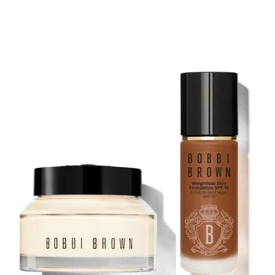 Bobbi Brown 24-hour Hydration Duo - Vitamin Enriched Face Base & Foundation Bundle (various Shades) - Walnut