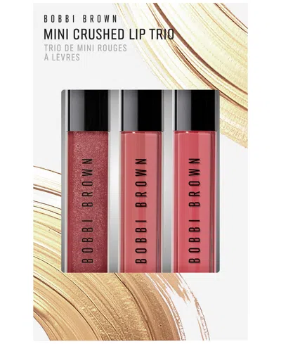 Bobbi Brown 3-piece Miniâ Crushed Oil-infused Tinted Lip Gloss Trio Gift Set In No Color