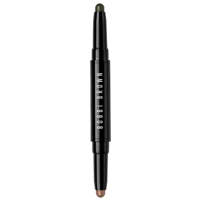 Bobbi Brown Dual-ended Long-wear Waterproof Cream Eyeshadow Stick Café / Gilded Green 0.0564 Oz/1.6 G