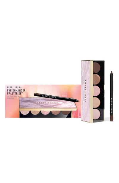 Bobbi Brown Eye Enhancer Eyeliner & Eyeshadow Palette Gift Set $82 Value In Transparent