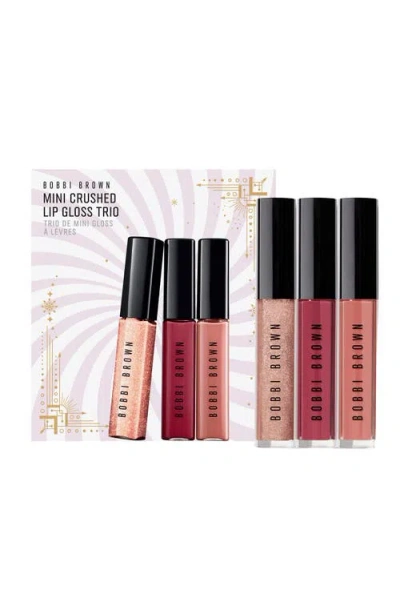 Bobbi Brown Mini Crushed Lip Gloss Trio Set (limited Edition) $66 Value