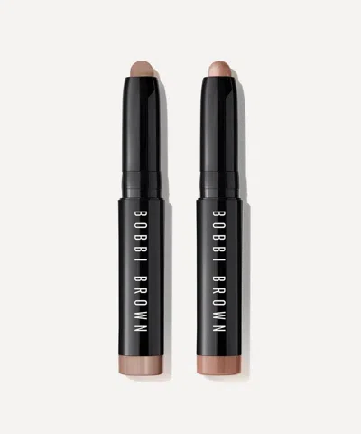 Bobbi Brown Mini Long-wear Cream Shadow Stick Duo Taupe And Moonstone