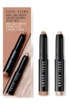 Bobbi Brown Mini Long-wear Waterproof Cream Eyeshadow Stick Duo $34 Value In No Color