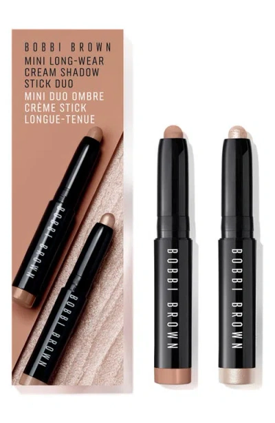 Bobbi Brown Mini Long-wear Waterproof Cream Eyeshadow Stick Duo $34 Value In No Color