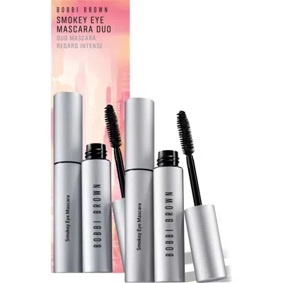 Bobbi Brown Smokey Eye Longwear Volumizing Mascara Duo $82 Value In Black